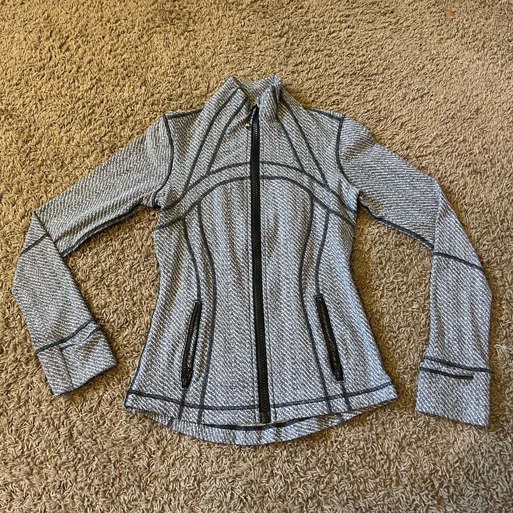 Lululemon Define Jacket (Hazy Heathered White) - image 1